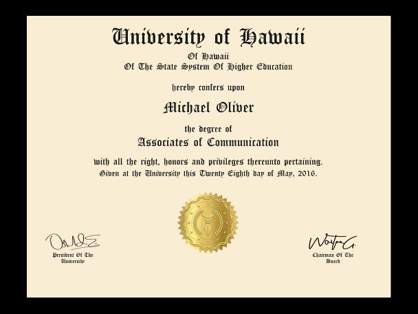 Associate's Degree Diploma