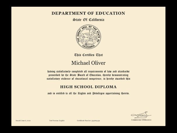 Diploma GED