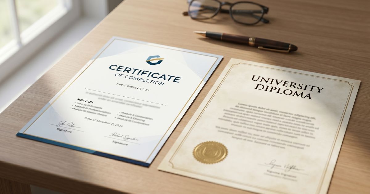 Certificate vs. Degree: What's the Difference?